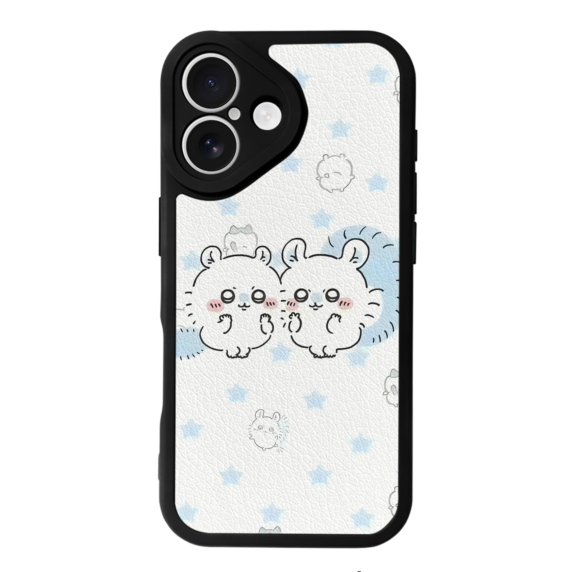 （画像用） ちいかわ Chii-kawa 【iPhone 16シリーズ対応】シリコンスマホケース（レザー調） 材質：シリコン